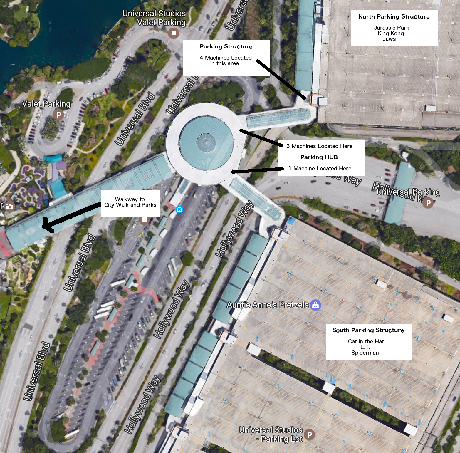 Universal Orlando Resort - Parking Garage / Entrance to Citywalk 
